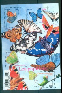 France-2010-Butterflies-MS-MUH-lot80183