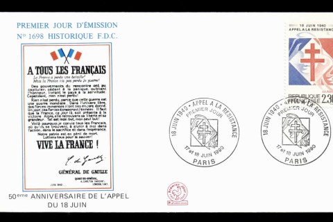 France-1990-French-Resistance-FDC