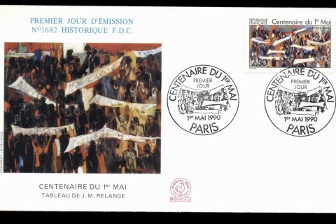 France-1990-Labour-Day-FDC