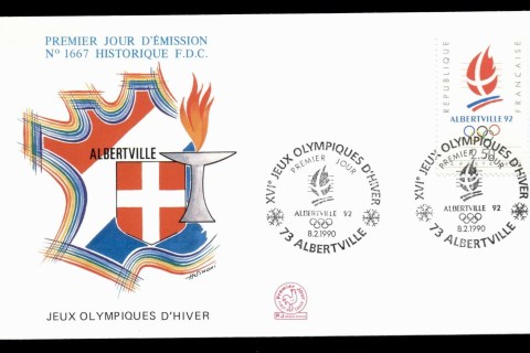 France-1990-Winter-Olympics-Albertville-FDC