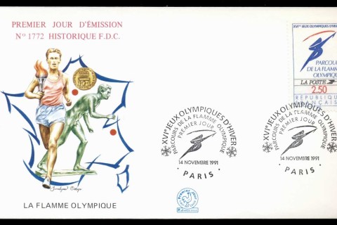 France-1991-Winter-Olympics-Albertville-FDC