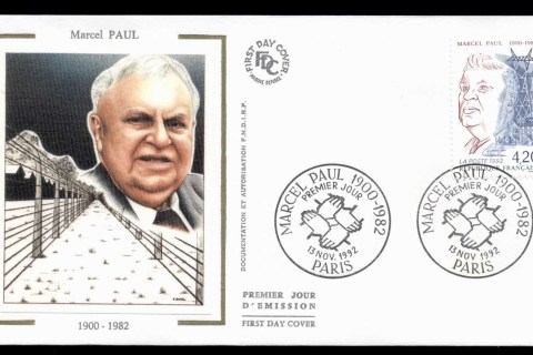 France-1992-Marcel-Paul-FDC