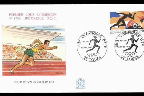 France-1992-Summer-Olympics-Barcelona-FDC