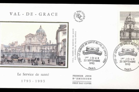 France-1993-Military-Hospital-Val-de-Grace-FDC