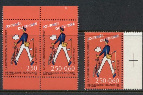 France-1993-Stamp-day-MUH