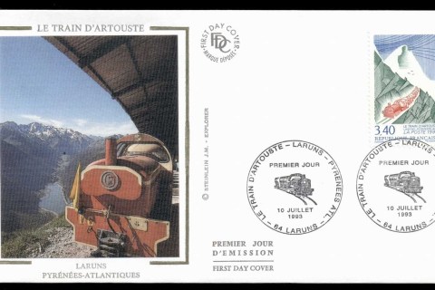 France-1993-Train-to-Lake-Altrouse-FDC