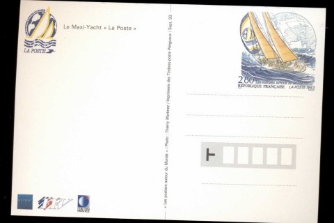 France-1993-Whitbread-Yacht-race-PPC-Unused