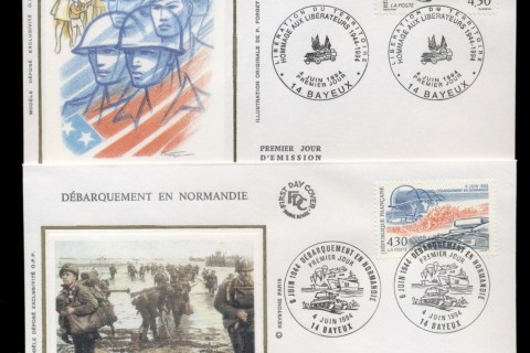 France-1994-D-Day-Landings-2x-FDC
