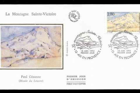 France-1994-Mount-St-Victoire-by-Paul-Cezanne-FDC