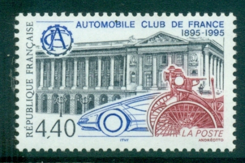 France-1995-Automobile-Club-of-France-MUH-lot35974