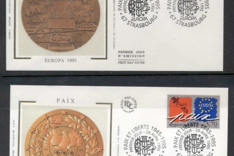 France-1995-Europa-Peace-Freedom-2x-FDC