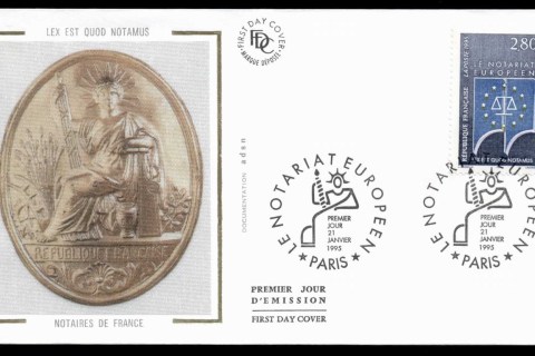France-1995-European-Notaries-Public-FDC