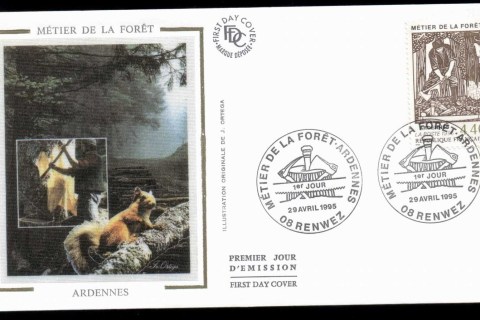 France-1995-Forestry-Profession-Ardennes-FDC
