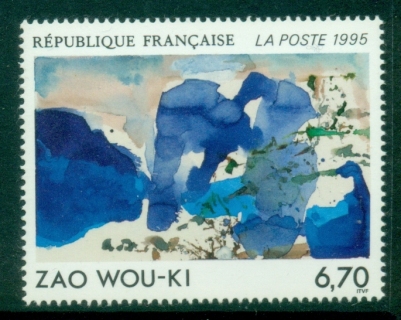 France-1995-Zao-Wou-ki-Artist-MUH
