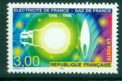 France-1996-Gas-Electricity-Industries-MUH-lot35989