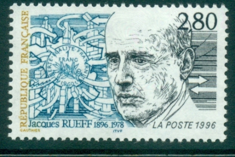 France-1996-Jacques-Rueff-MUH-lot35987