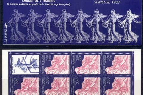 France-1996-Stamp-day-booklet-MUH