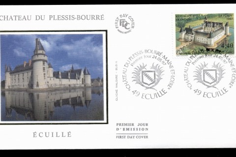 France-1997-Chateau-de-Plessis-Bourre-FDC