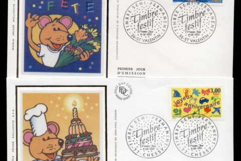 France-1997-Happy-Holiday-2x-FDC
