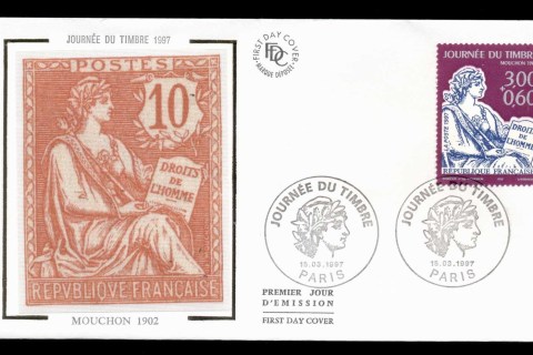 France-1997-Stamp-day-FDC