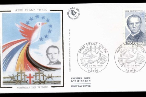 France-1998-Father-Franz-Stock-FDC