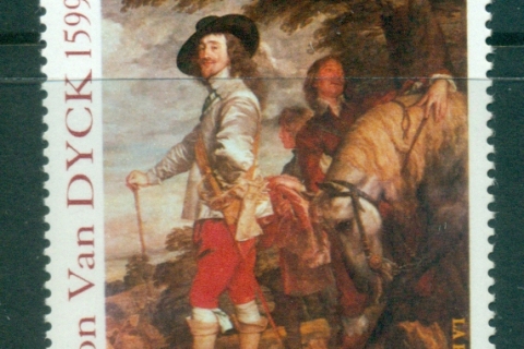 France-1999-Van-Dyk-Painting-King-Charles-I-of-England-MUH-lot36056