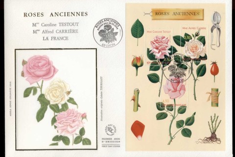 France-1999-World-Old-Roses-MS-XLFDC