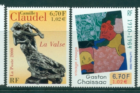 France-2000-Art-Types-4-MUH-lot36055