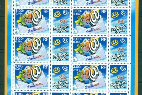 France-2000-Start-of-the-Third-Millenium-MS-MUH-lot36109