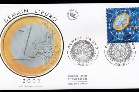 France-2001-Euro-Coin-FDC