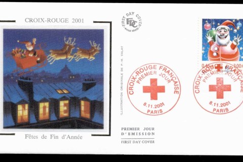 France-2001-Red-Cross-FDC