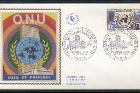 France-1970-UN-FDC