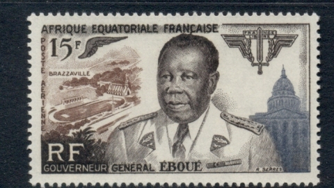 French Equatorial Africa 1955 Eboue, Brazzaville