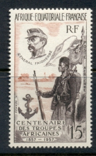 French Equatorial Africa 1957 French African Troops