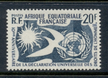 French Equatorial Africa 1958 Declaration of Human Rights