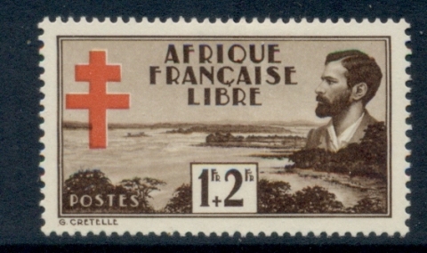 French Equatorial Africa 1941 Brazza & Stanley Pool Tuberculosis