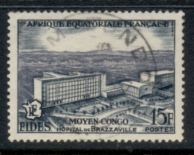 French Equatorial Africa 1956 FIDES 18f