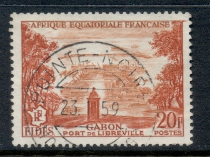 French Equatorial Africa 1956 FIDES 20f