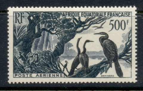 French Equatorial Africa 1953 Birds, Ahingas