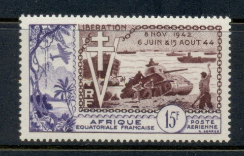 French Equatorial Africa 1954 Liberation