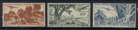 French Equatorial Africa 1946 Air Mail Views