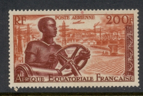 French Equatorial Africa 1955 Mechanization 200f