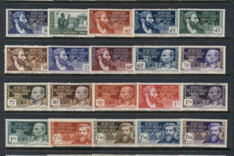 French Equatorial Africa 1937-40 Pictorials