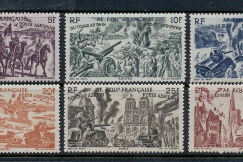French Equatorial Africa 1946 Chad to Rhine