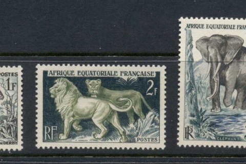 French Equatorial Africa 1957 Wildlife