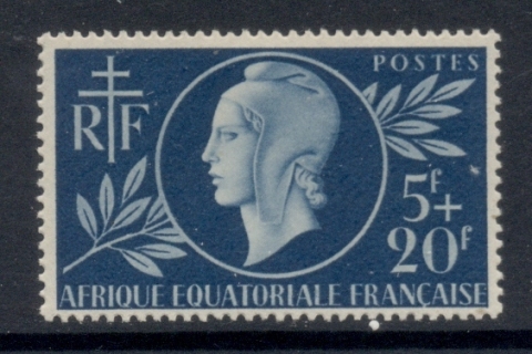 French Equatorial Africa 1944 Red Cross
