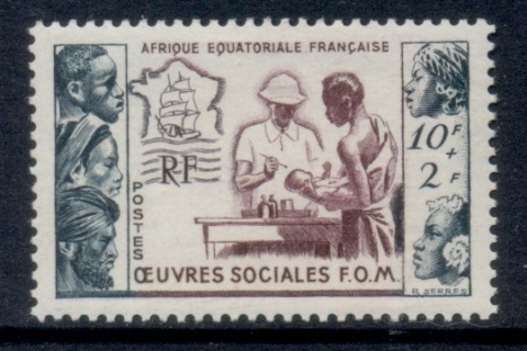 French Equatorial Africa 1950 Tropical Medecine