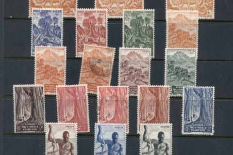 French Equatorial Africa 1946 Pictorilas