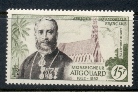 French Equatorial Africa 1952 Archbishop Augouard