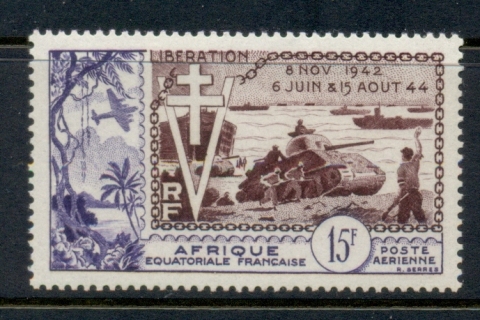 French Equatorial Africa 1954 Liberation